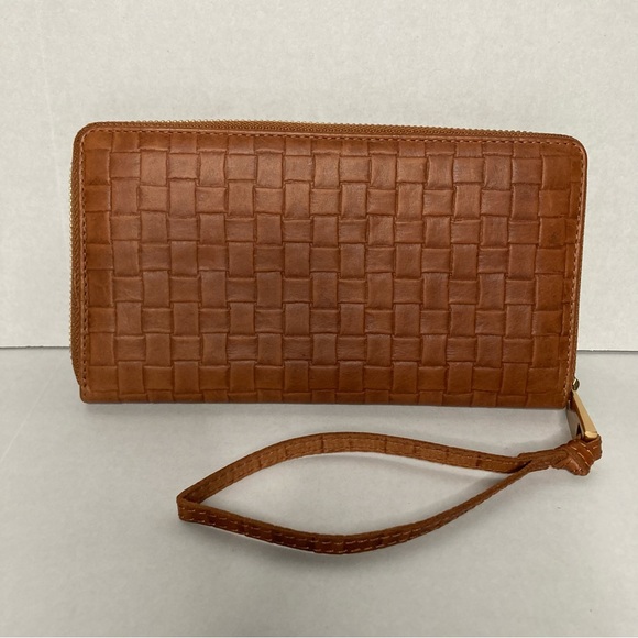 Margot New York Handbags - Margot New York Leather Wristlet Clutch‎ 8.5 inches x 4.5 inches